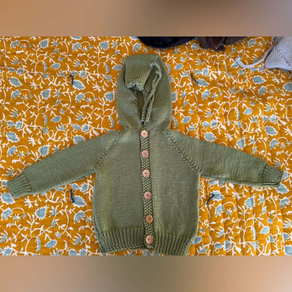 Handmade Children’s Hoodie, 12-16 Months